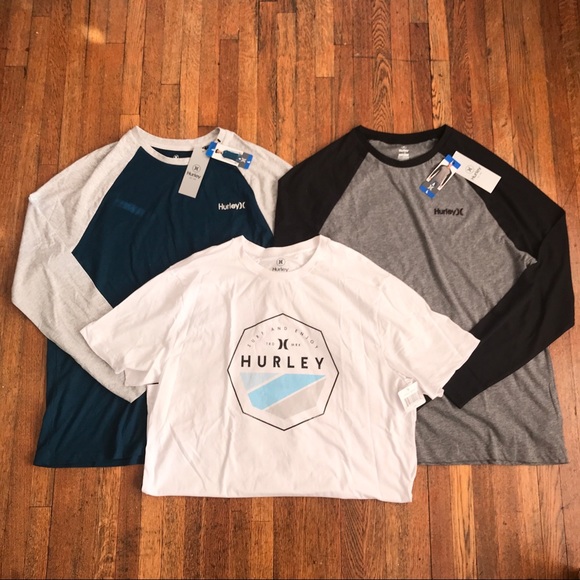 Bundle NWT Hurley Men’s T-Shirts - Picture 1 of 5